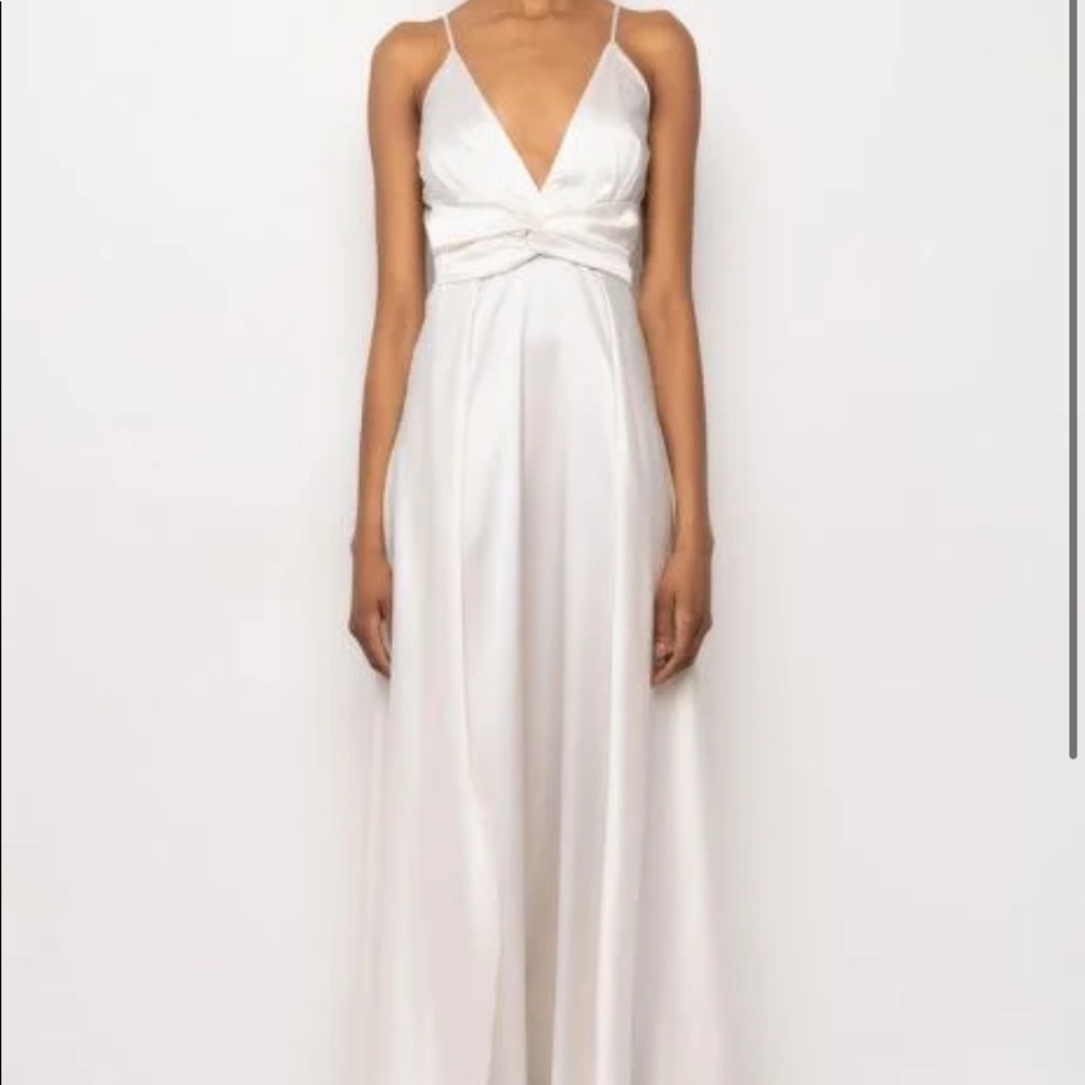 White long dress